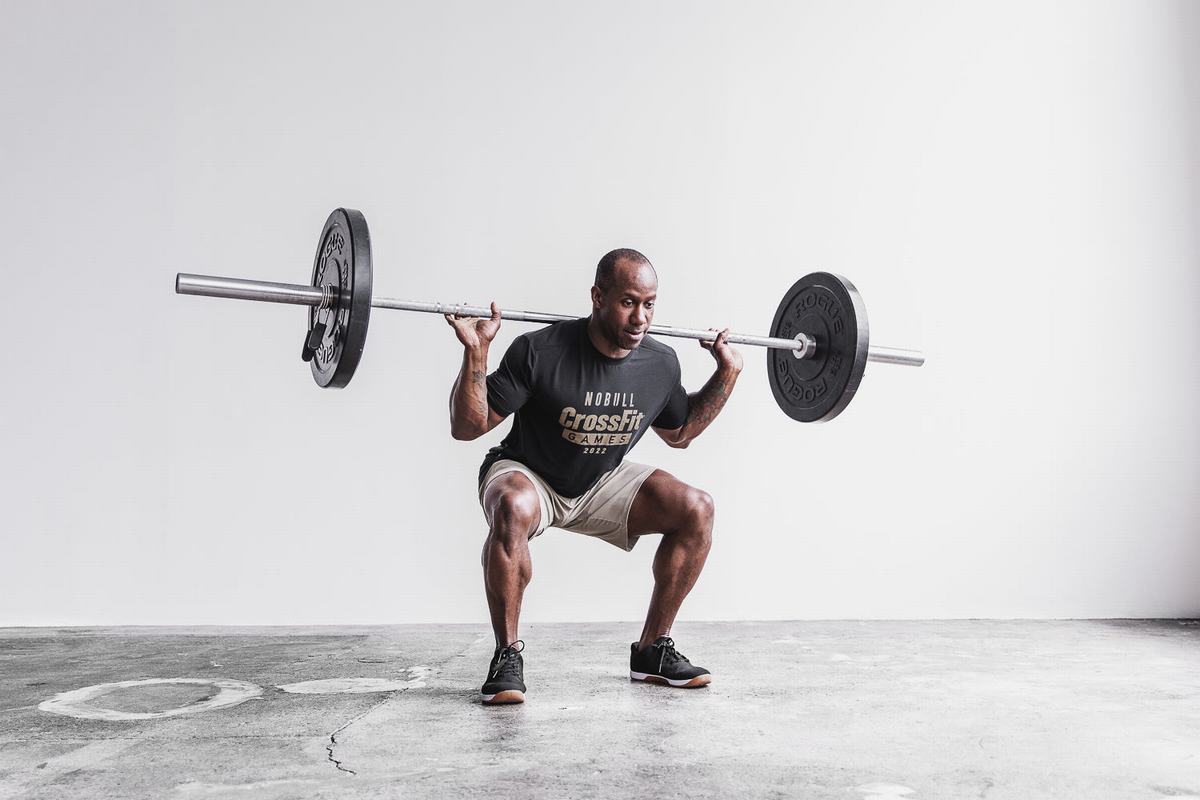 Nobull Crossfit Games® 2022 Men's T Shirts Black | Australia (TH4801)